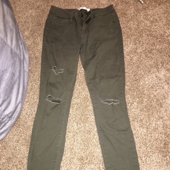 Army Green Jeans - Picture 1 of 2